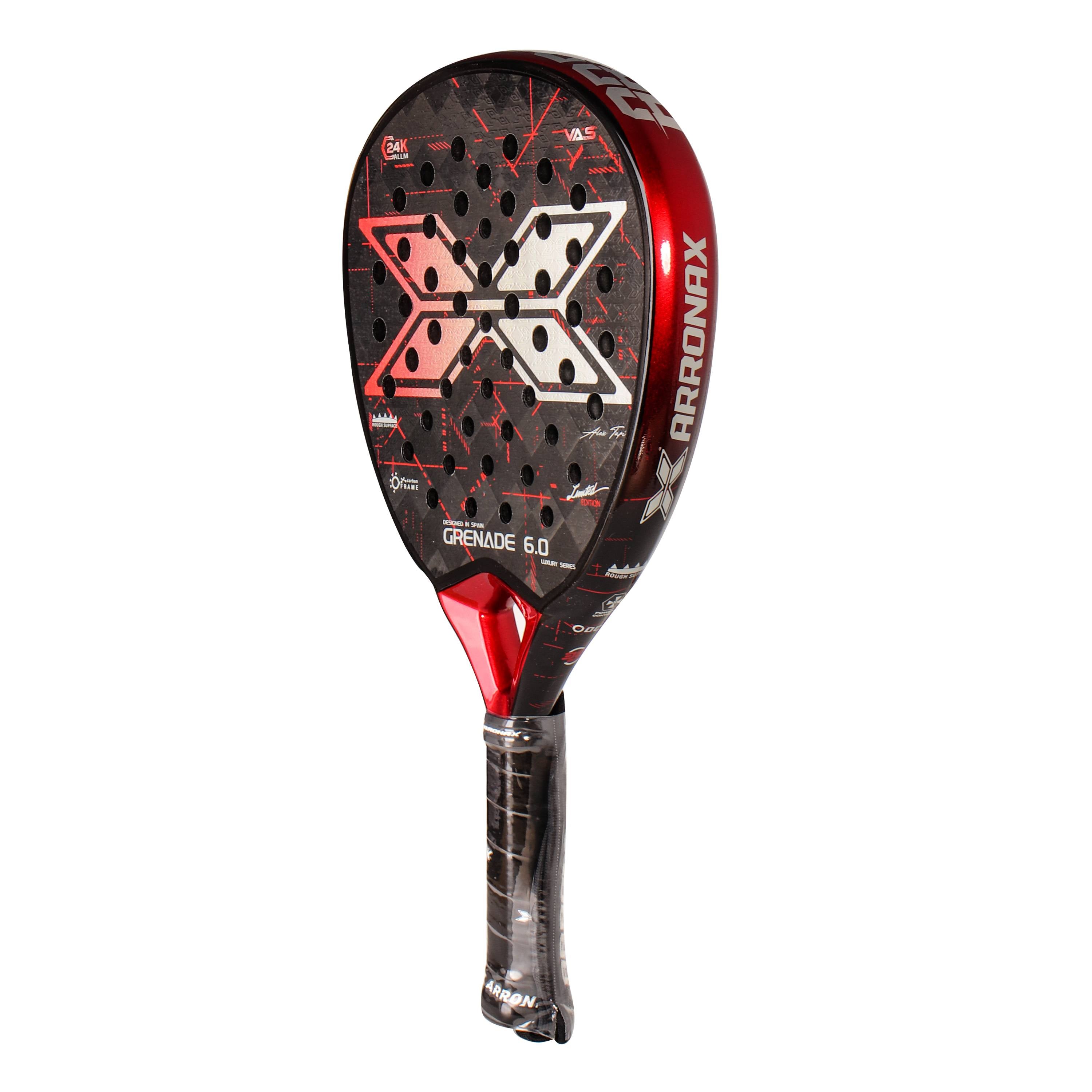 Arronax Grenade 6.0 round shape padel racket designed for control and stability