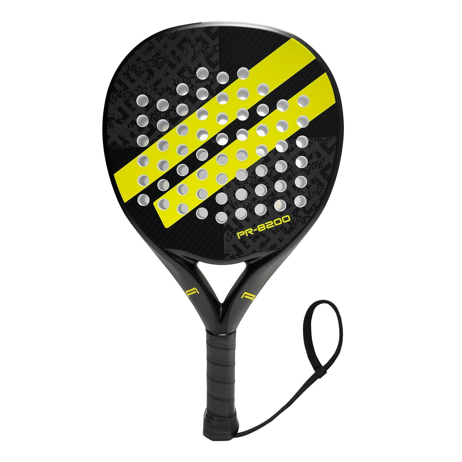 Back design of Halcyos IANONI Carbon Pro padel racket durable frame