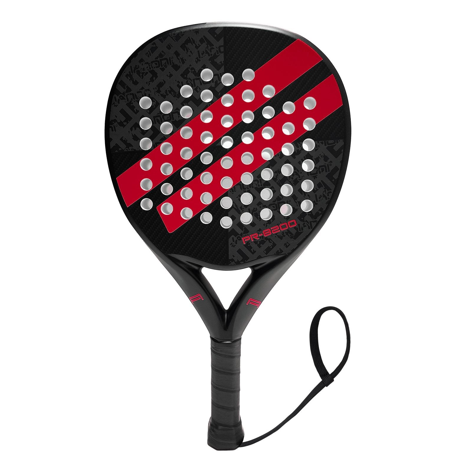 Side profile showing 38mm thickness of Halcyos IANONI Super Power padel racket