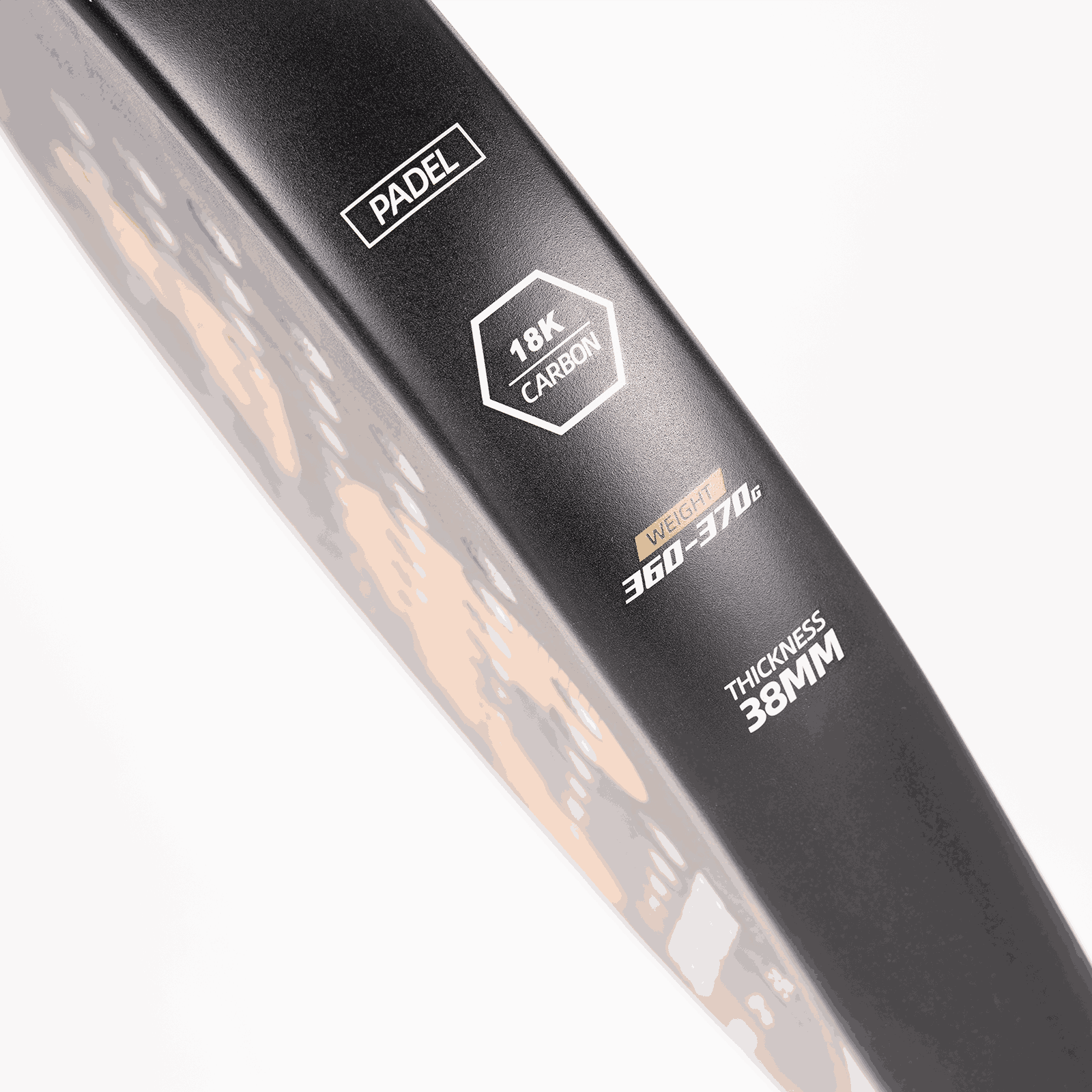 Lightweight teardrop-shaped Halcyos IANONI Super Power racket design