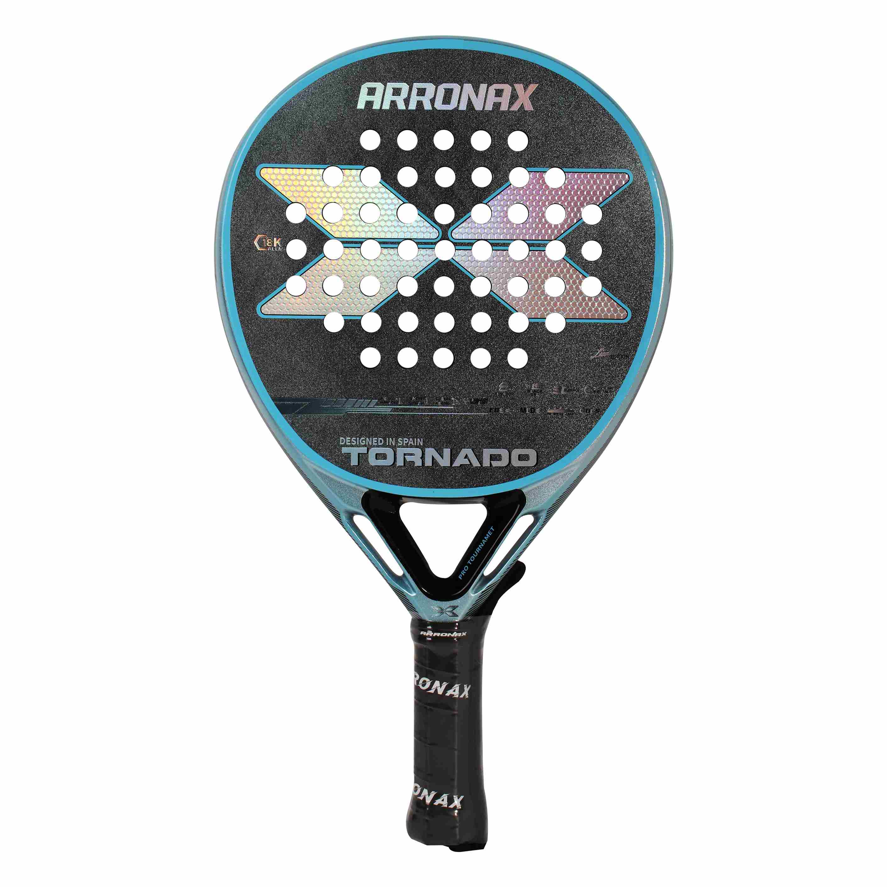 Best padel racket bundle in Doha with bag balls and grip HALCYOS Pro Pack