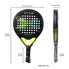 arronax pt10 control padel racket design