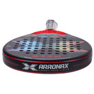 Arronax PT10 red padel racket with Black EVA core for comfort