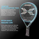 Arronax Tornado 18K carbon padel racket with premium bag and accessories Qatar