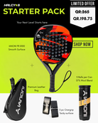 Halcyos Apex Elite carbon padel racket for advanced performance