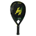 3K carbon face texture Halcyos padel racket close view