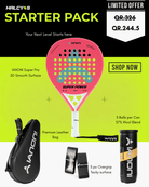 Halcyos Force Pro carbon padel racket built for powerful offensive play