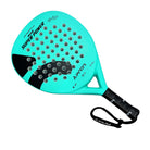 Back of Halcyos full carbon padel racket showing durable construction in Qatar