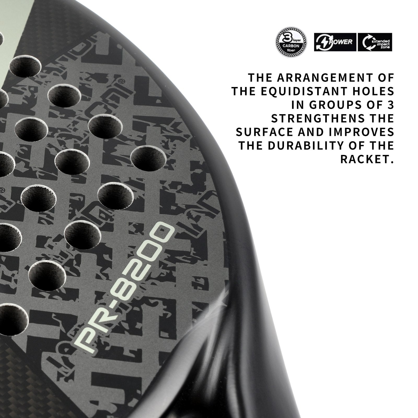 Halcyos IANONI Carbon Pro padel racket used on court during play in Qatar