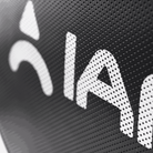 Luxury leather texture on Halcyos IANONI premium padel bag