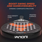 18K carbon fiber construction of Halcyos Super Power padel racket Qatar