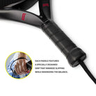 Closeup detail of Halcyos IANONI Super Power carbon fiber surface