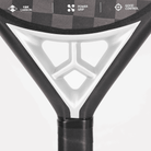 Rough surface of Halcyos Super Power 18K carbon padel racket for spin Qatar