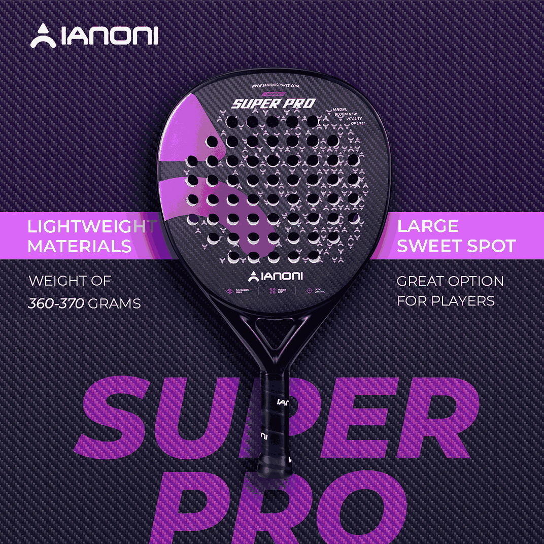 EVA foam core of Halcyos IANONI Super Pro padel racket for comfort and control