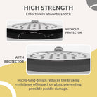 HALCYOS clear protector tape for padel racket frame