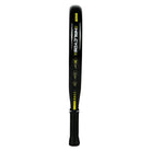 Halcyos padel racket side profile carbon frame detail
