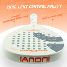 Durable carbon padel racket for players seeking power and control