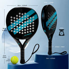 IANONI red carbon fiber padel racket built for speed and consistency